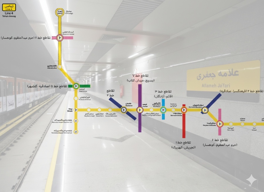 خط ۴ مترو تهران